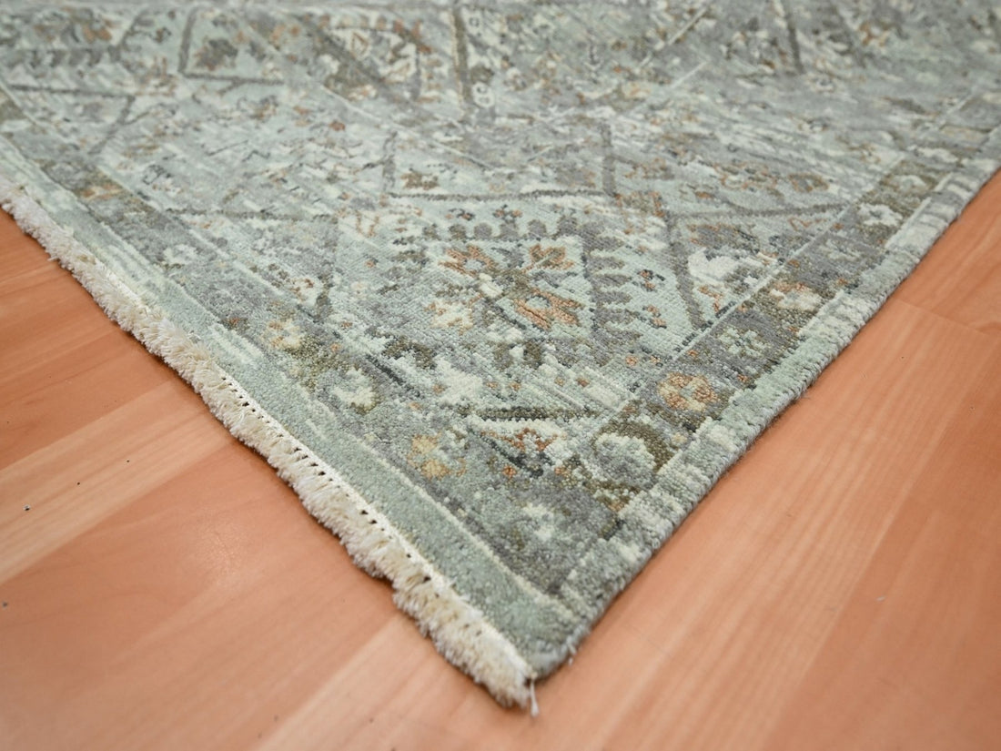 7'9"x10'1" | Grey Erased | Wool | 210000031271