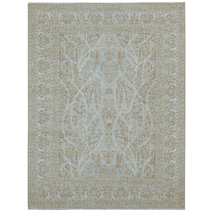 9'2" x 12'0" | Grey Tree of Life | Wool | 210000028911