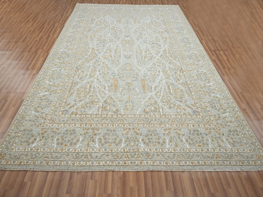 9'2" x 12'0" | Grey Tree of Life | Wool | 210000028911