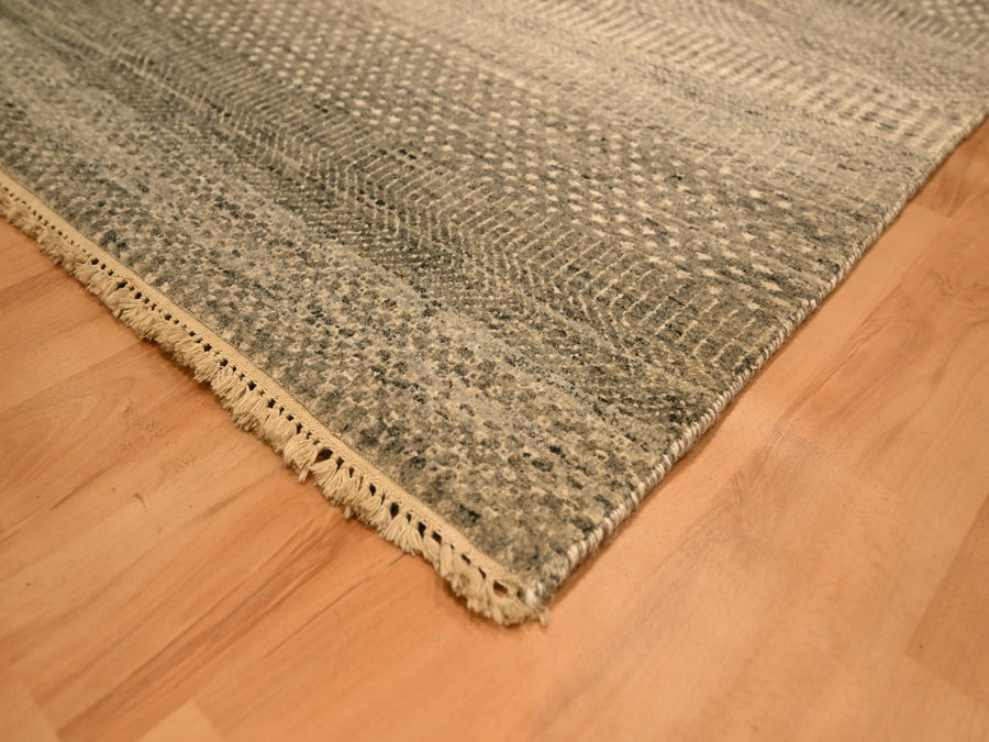 8'0" x 10'3" | Undyed Grass Design | Wool | 210000028895