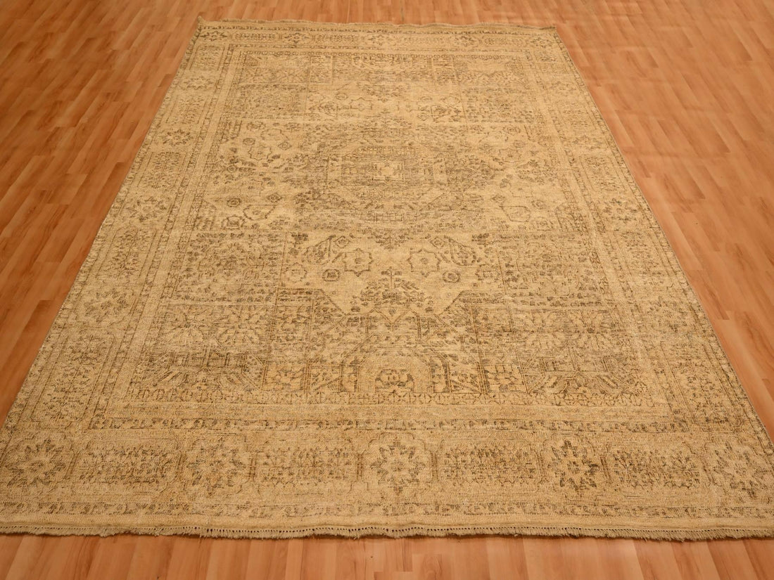 7'9" x 10'3" | Brown Mamluk | Wool | 210000028901
