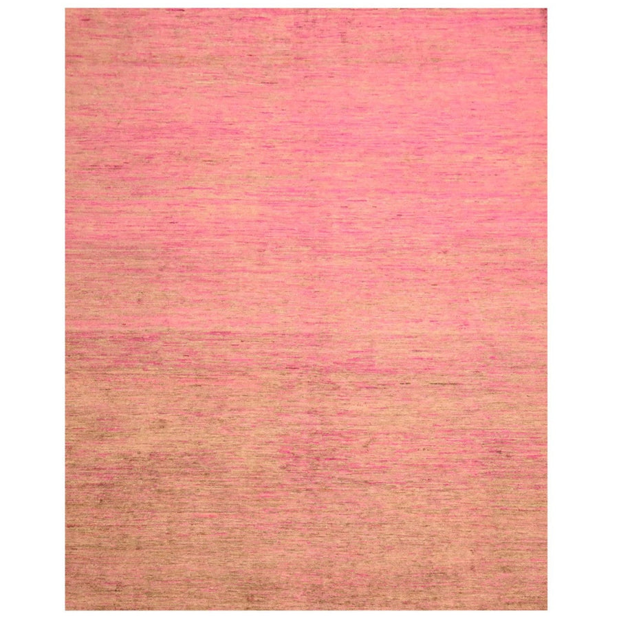 7'9" x 10'0" | Rose Pink Sari Silk | Wool & Silk | 210000028902