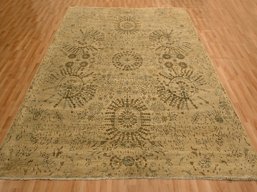7'9" x 10'1" | Earth Tone Undyed | Wool | 210000028945