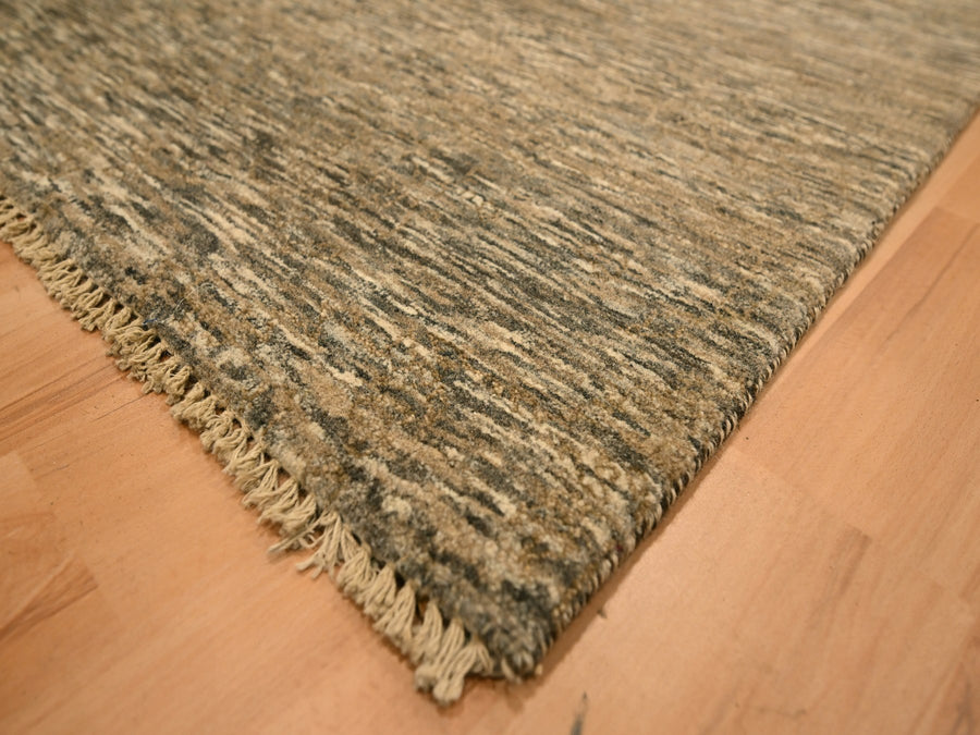 7'6" x 10'0" | Brown Grass Design | Wool | 210000028900