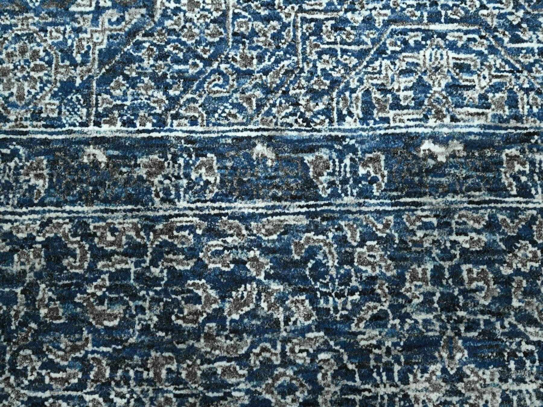 9'2"x12'5" | Blue Mamluk | Wool | 210000030388