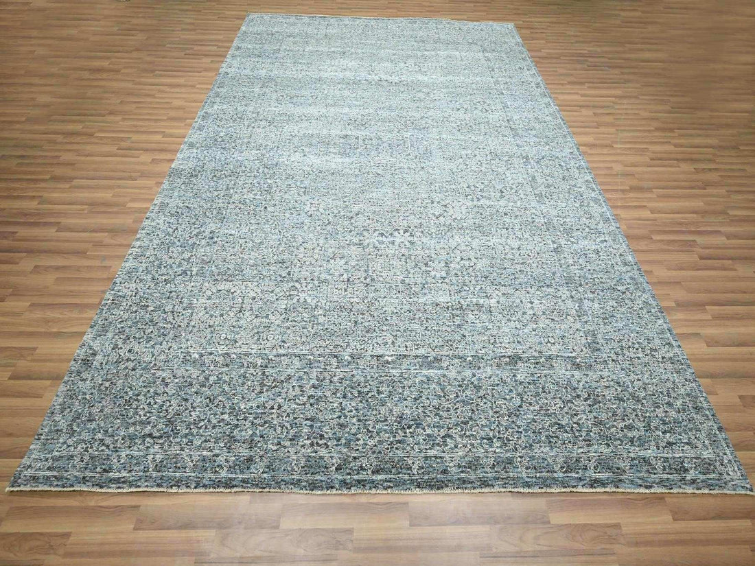 9'1" x 12'2" | Blue Mamluk | Wool | 210000028932