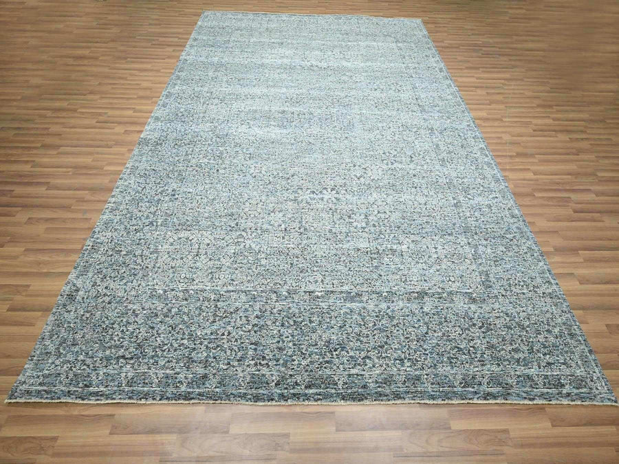 9'1" x 12'2" | Blue Mamluk | Wool | 210000028932