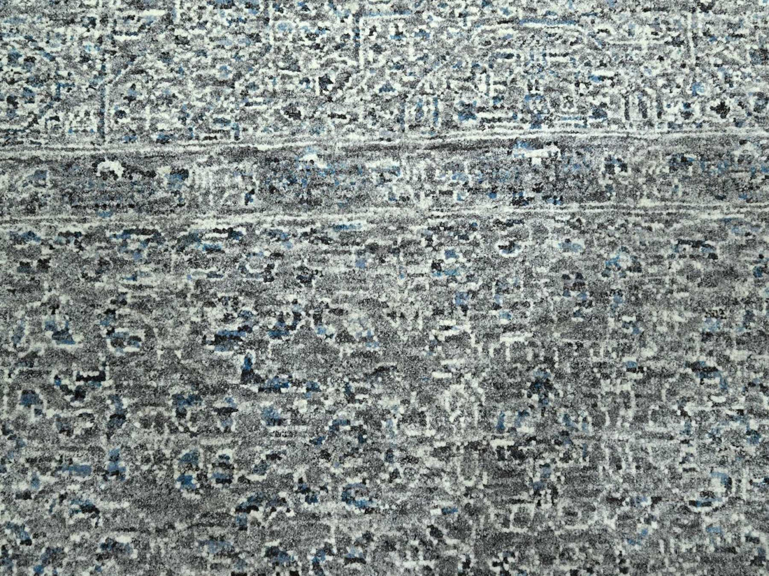 9'2"x12'1" | Grey Mamluk | Wool | 210000029235