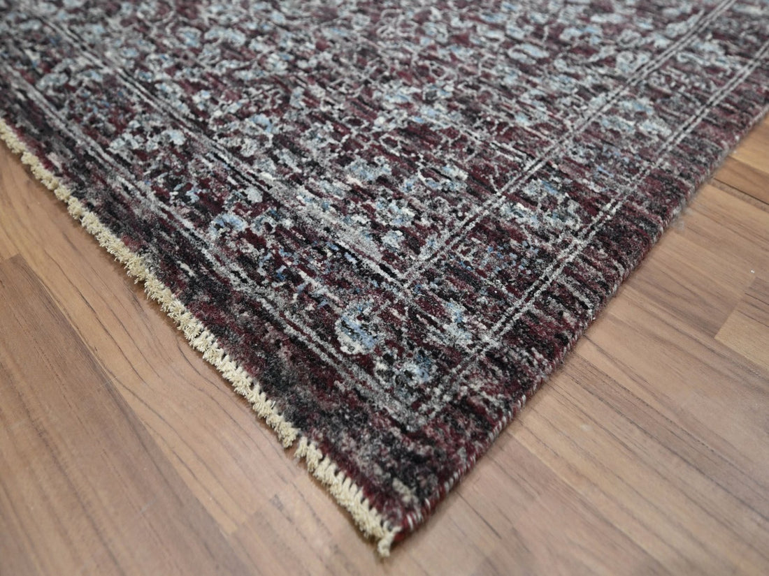 9' x 12'2" | Red & Blue Mamluk | Wool | 210000032331