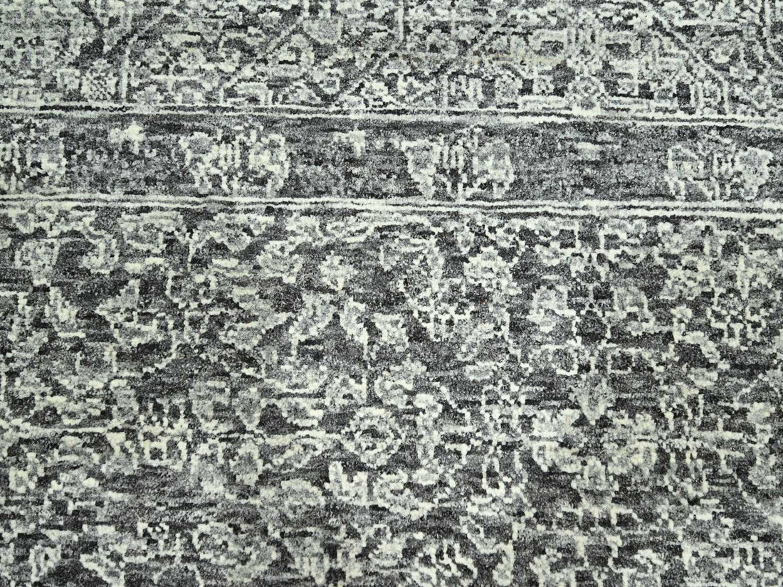 9'0"x12'0" | Grey Mamluk | Wool | 210000031292