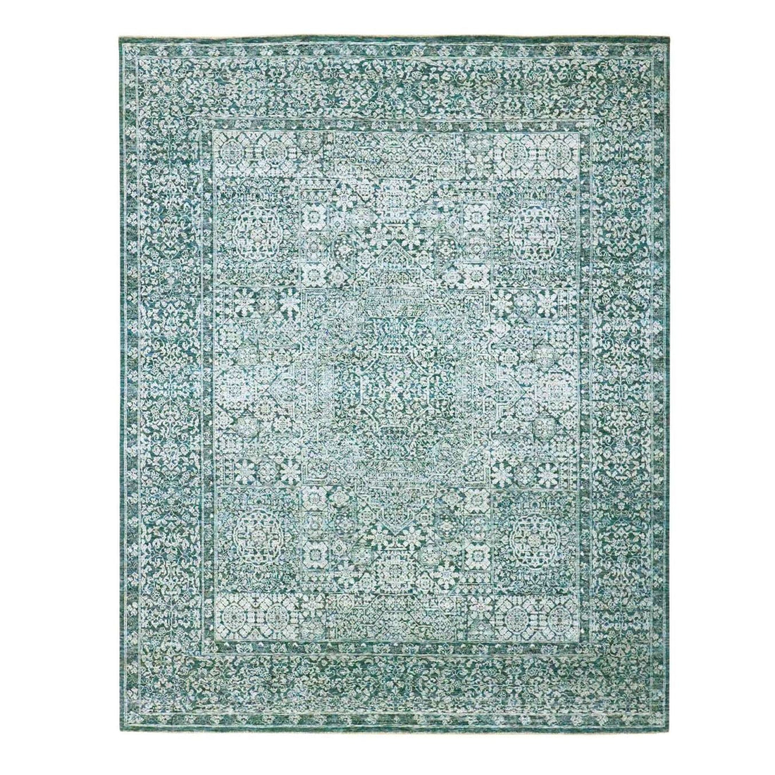 8'0"x10'1" | Blue Mamluk | Wool | 210000031258