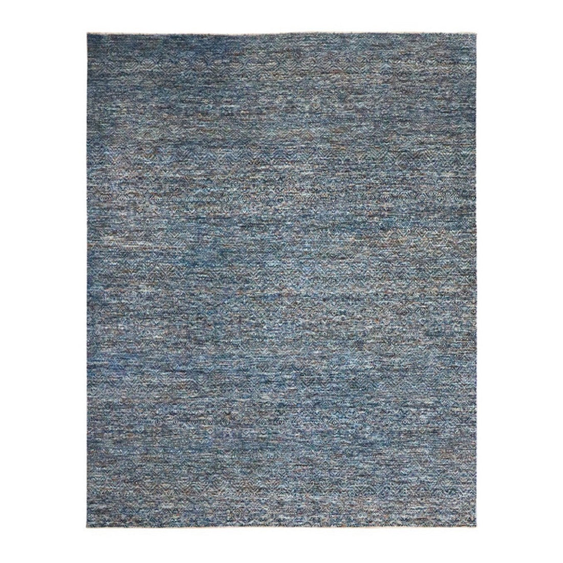8'0"x10'1" | Blue Geometric | Wool | 210000031263
