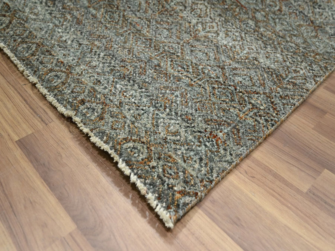 8'0"x10'0" | Brown Geometric | Wool | 210000031268