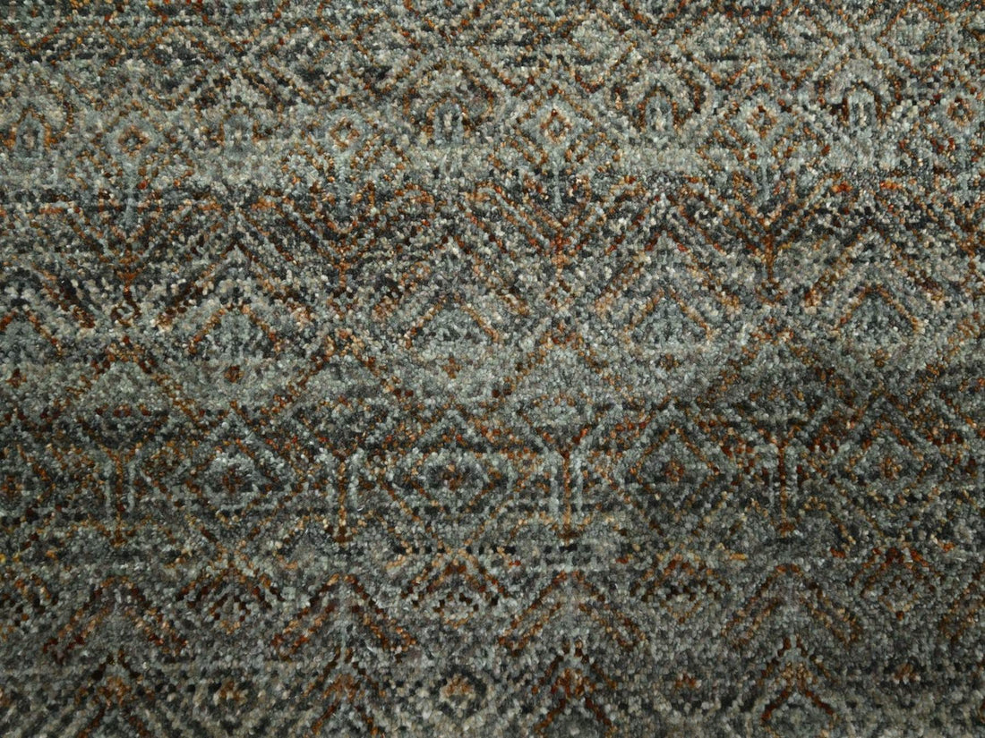 8'0"x10'0" | Brown Geometric | Wool | 210000031268