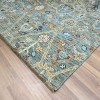8'1" x 10'1" | Green Trellis | Wool | 210000032102