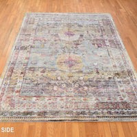 7'10"x10'5" | Pink Khotan | Silk | 210000031274