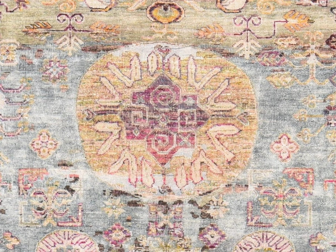 7'10"x10'5" | Pink Khotan | Silk | 210000031274