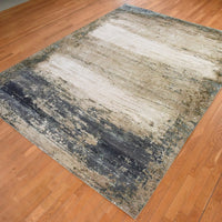 8'10"x12'1" | Brown Contemporary | Silk | 210000031288
