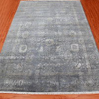 8'10" x 11'8" | Grey Erased  | Wool & Silk | 210000032109