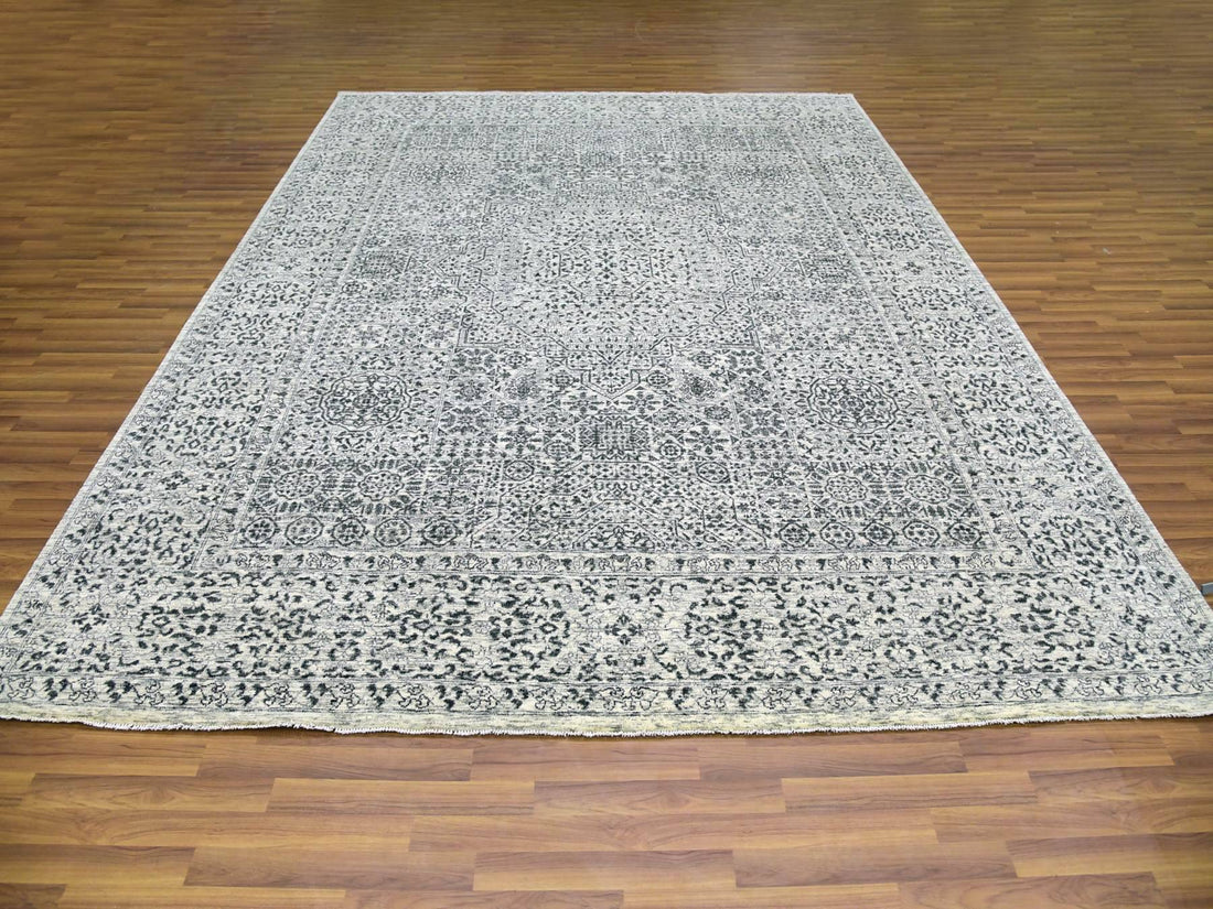 9'1" x 12' | White Mamluk | Wool | 210000032110