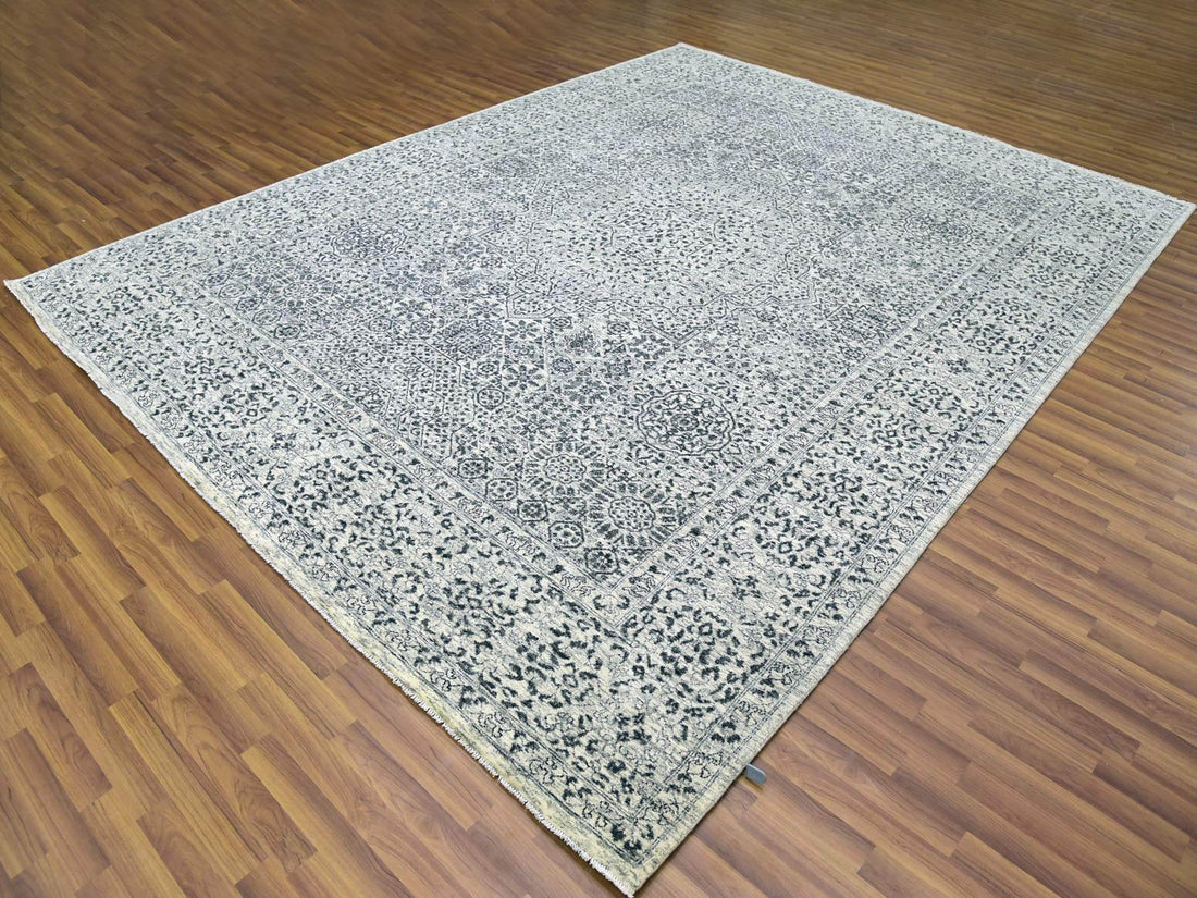 9'1" x 12' | White Mamluk | Wool | 210000032110