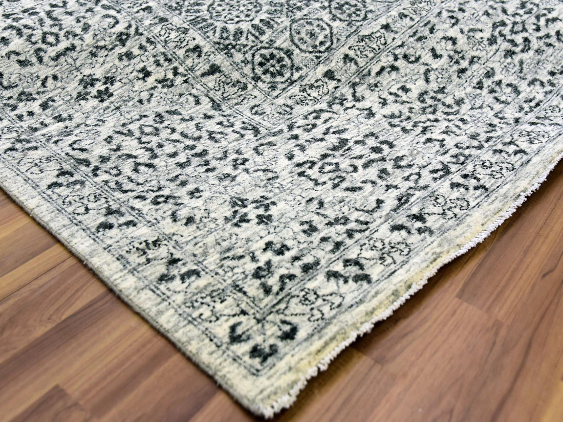 9'1" x 12' | White Mamluk | Wool | 210000032110