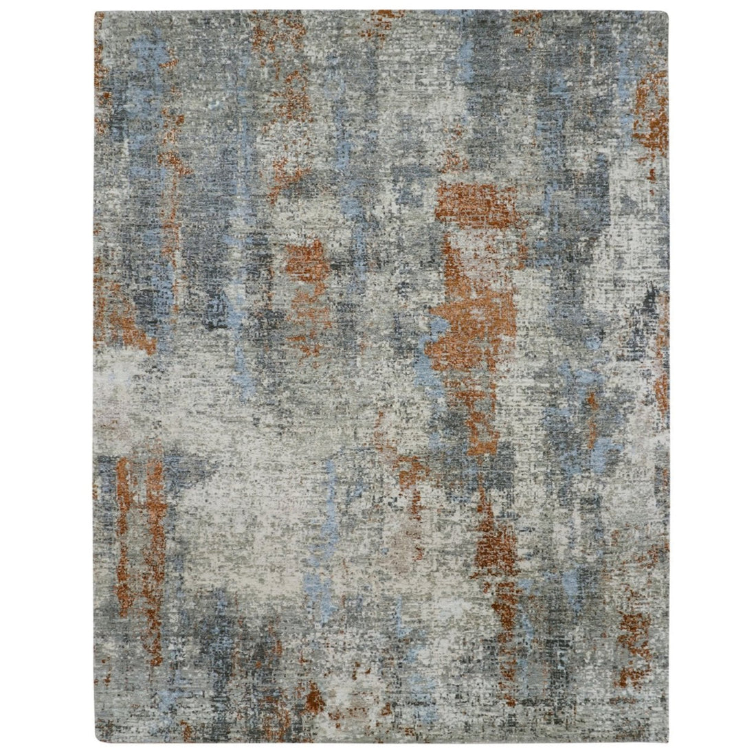 8'0" x 10'2" | Green Abstract | Wool | 210000028898