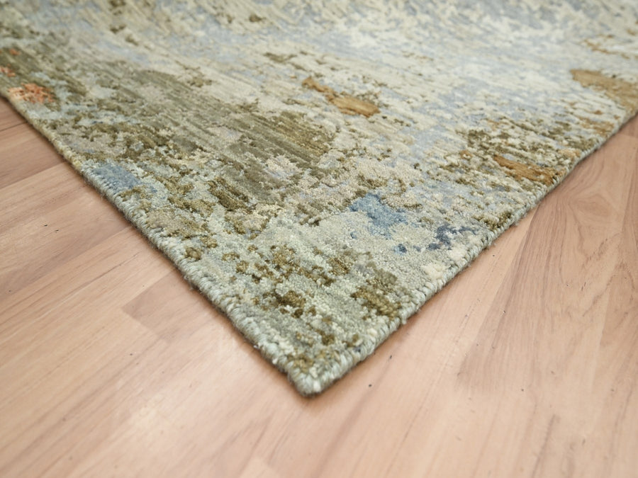 8'1" x 10'5" | Green Persian Abstract | Wool | 210000028893