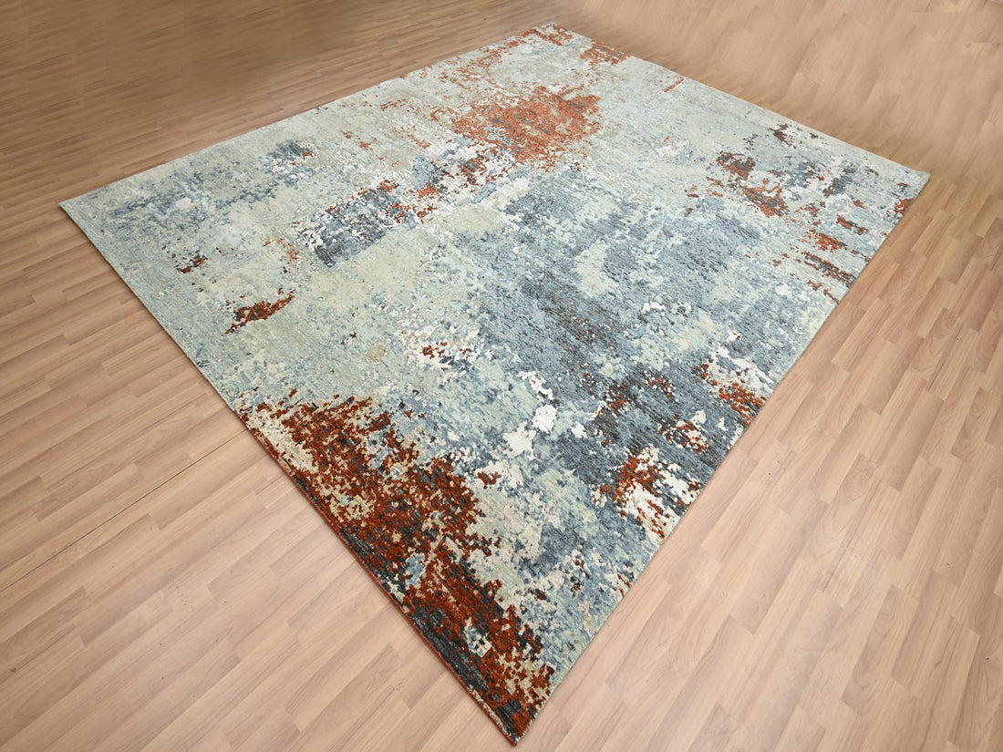 8' x 10' | Red Abstract | Wool | 210000031211