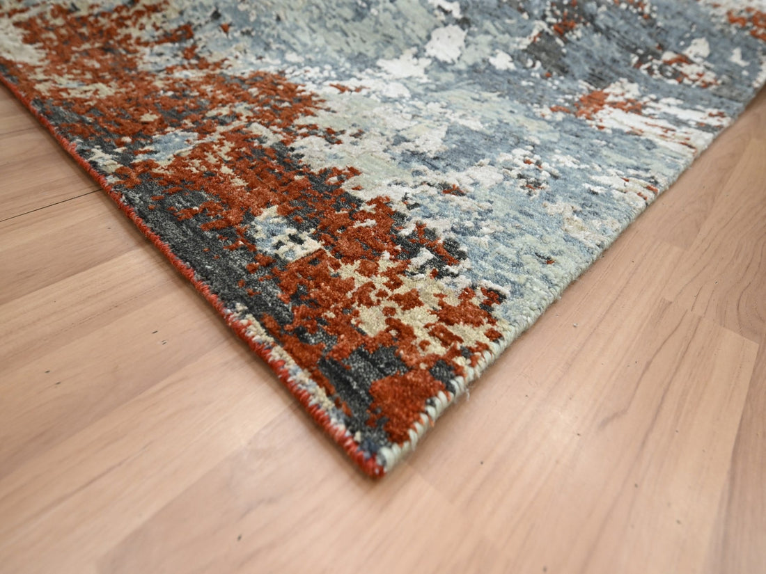 8' x 10' | Red Abstract | Wool | 210000031211