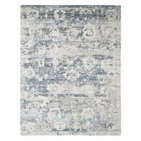 9'3"x12'0" | Blue Erased | Wool | 210000031304