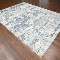 9'3"x12'0" | Blue Erased | Wool | 210000031304