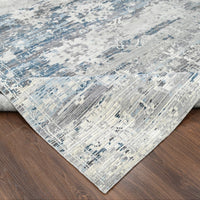 9'3"x12'0" | Blue Erased | Wool | 210000031304
