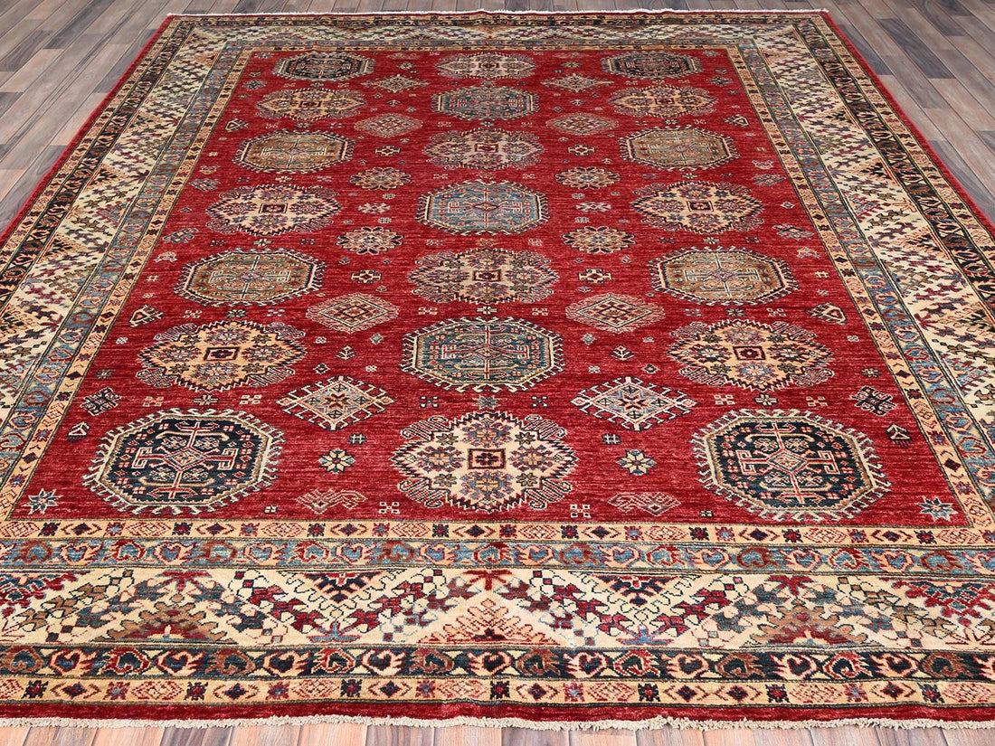 8'4"x9'10" | Red Kazak | Wool | 210000031259