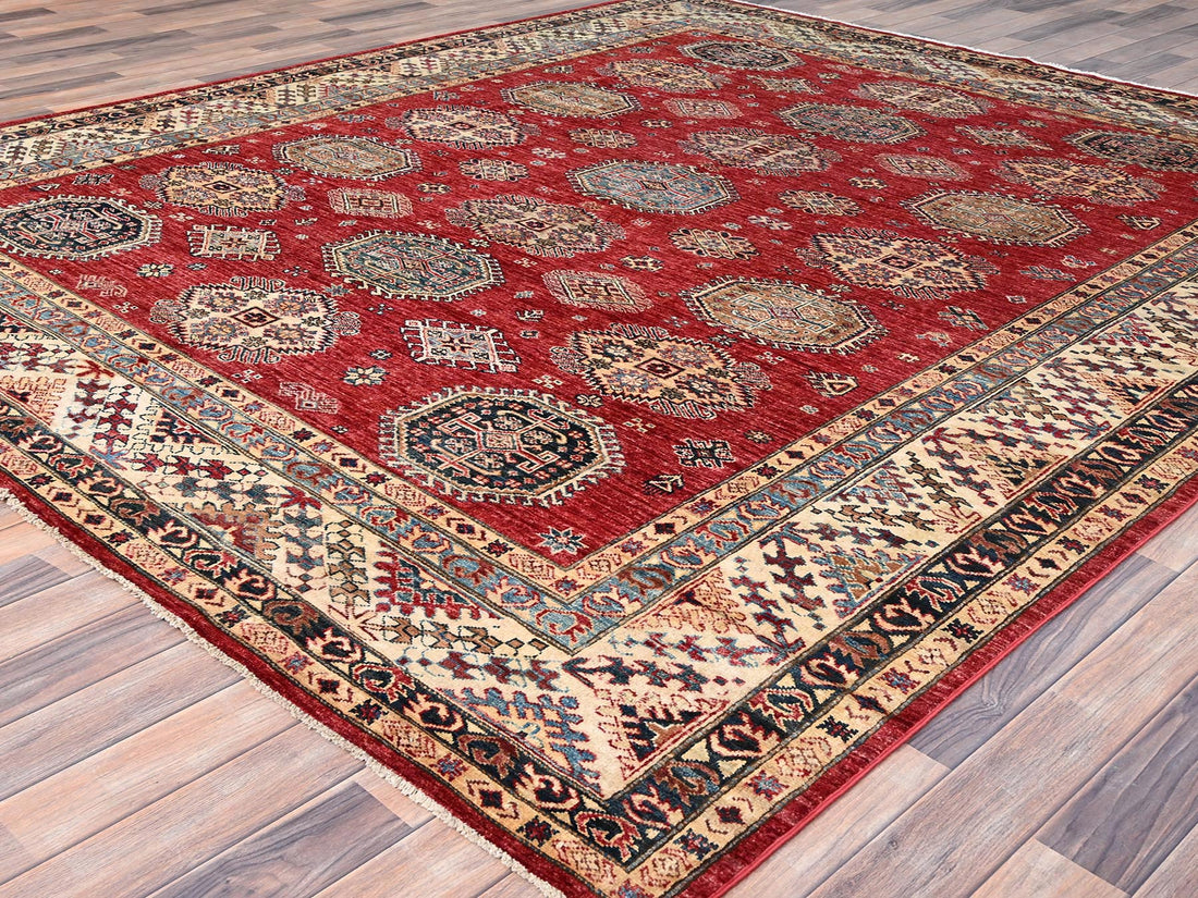 8'4"x9'10" | Red Kazak | Wool | 210000031259