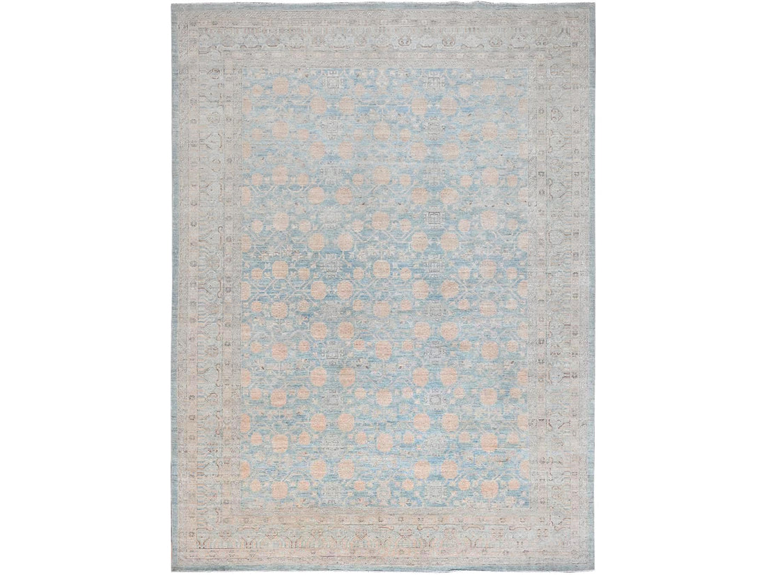 10'0"x13'6" | Peshawar Blue | Wool | 210000028312