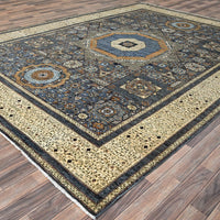 9'0"x12'0" | Gray Mamluk | Wool | 210000026289