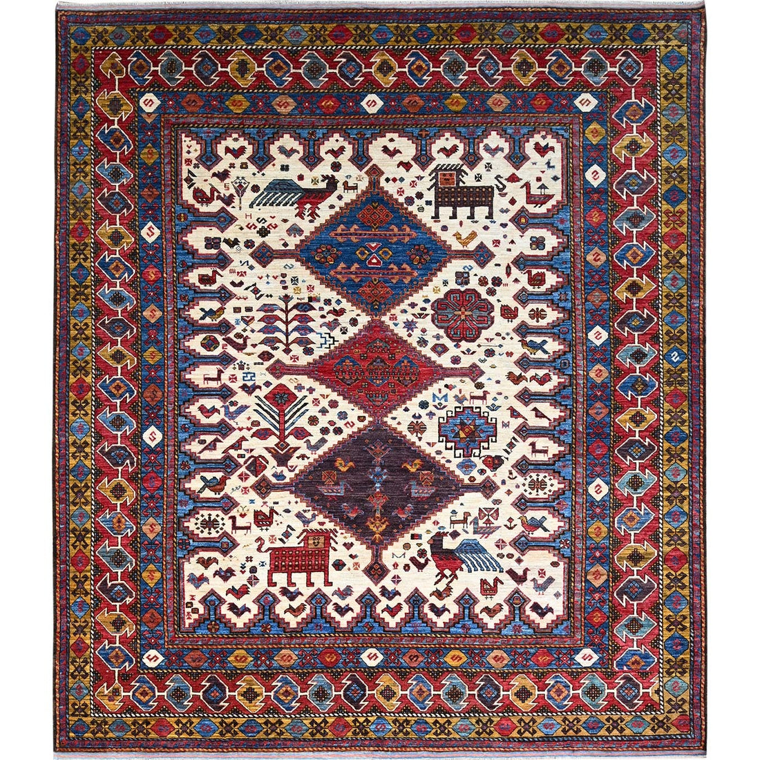 8'4" x 9'3" | Geometric Turkish | Wool | 210000026281