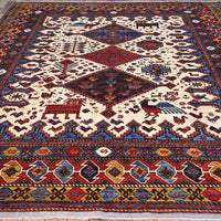 8'4" x 9'3" | Geometric Turkish | Wool | 210000026281