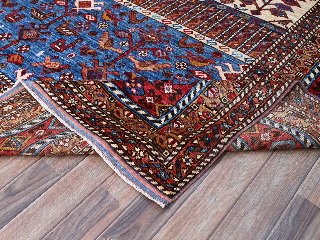8'9"x10'5" | Red Geometric | Wool | 210000031275