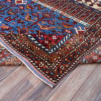 8'9"x10'5" | Red Geometric | Wool | 210000031275