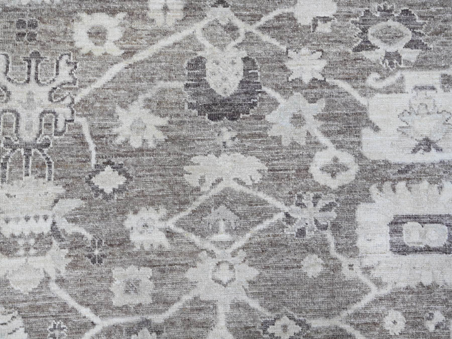 8'1" x 9'9" | Grey Tribal | Wool | 210000028892