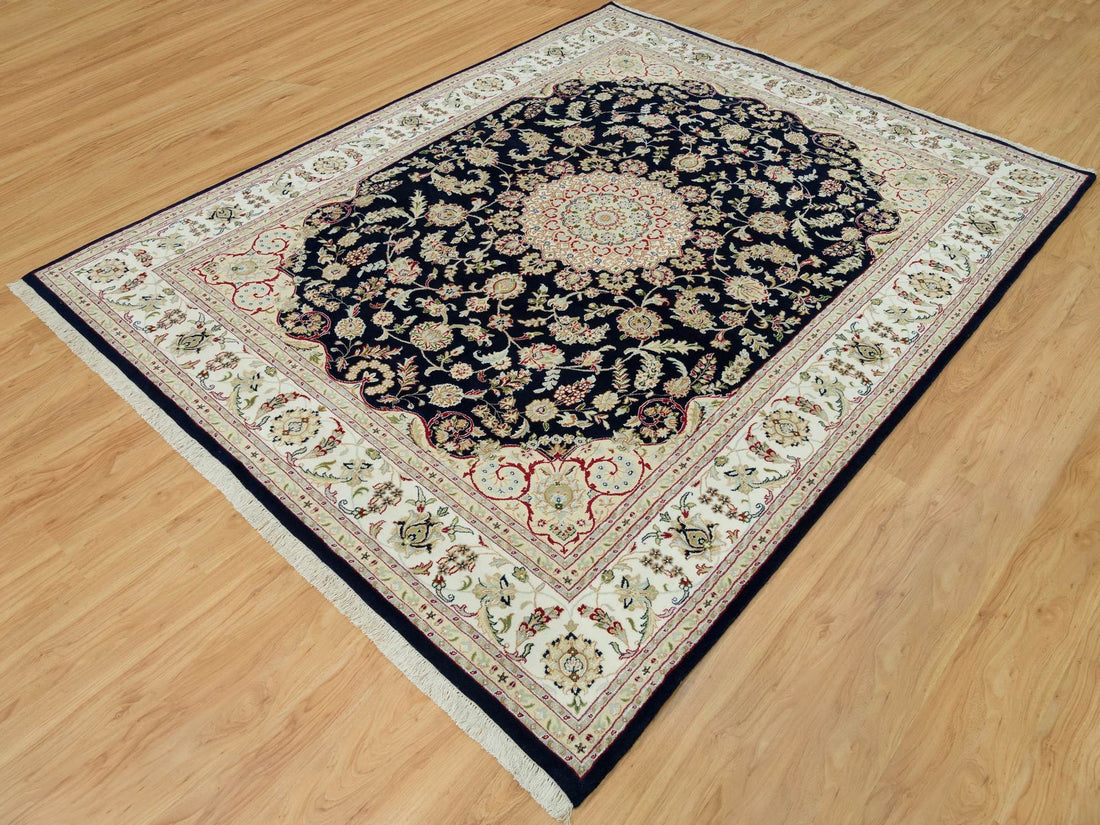 8'0"x10'1" | Blue Nain | Wool | 210000031279