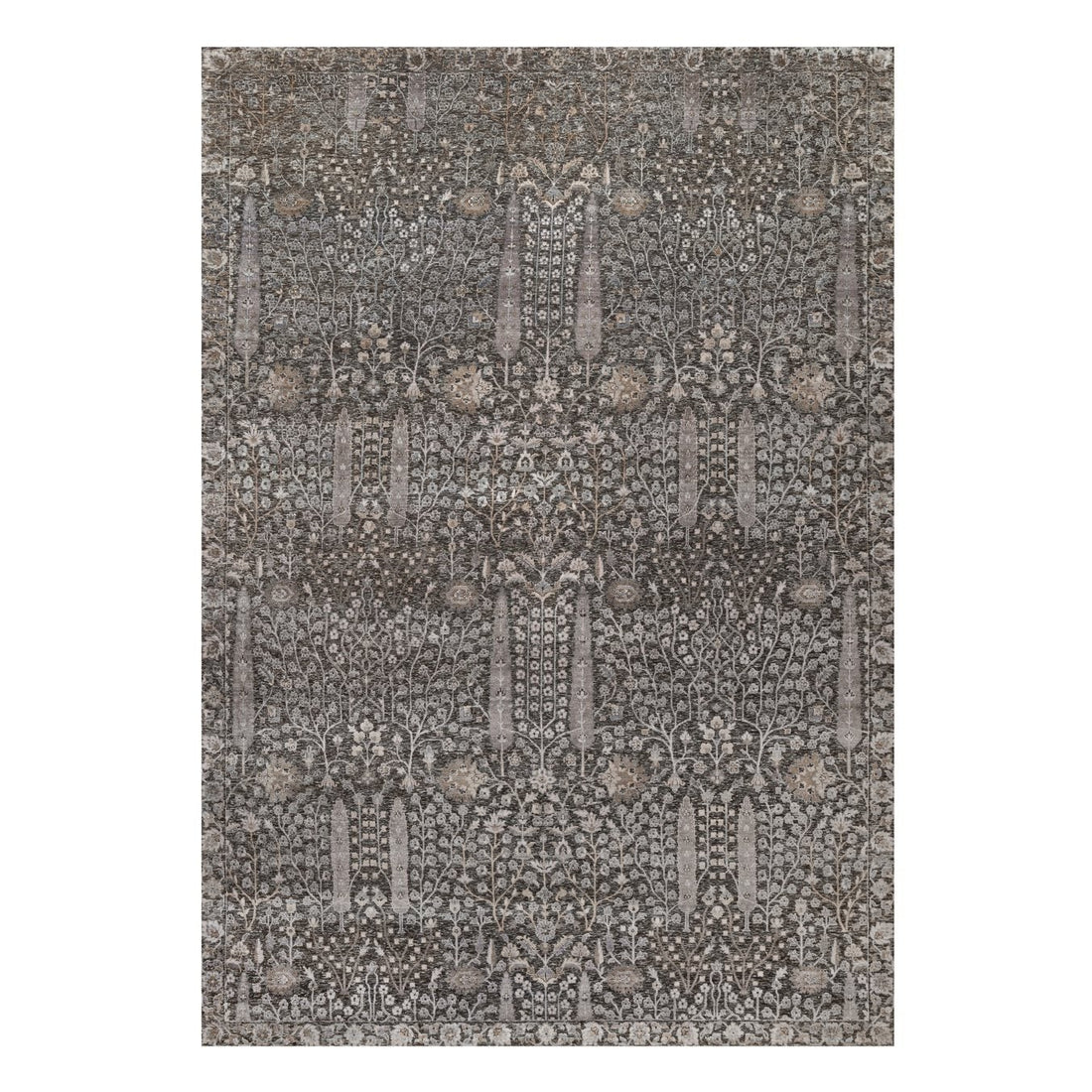 9'9"x14'2" | Brown Transitional | Wool & Silk | 210000031286