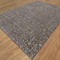 9'9"x14'2" | Brown Transitional | Wool & Silk | 210000031286