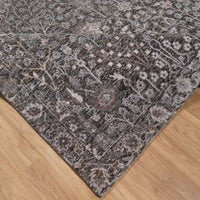 9'9"x14'2" | Brown Transitional | Wool & Silk | 210000031286