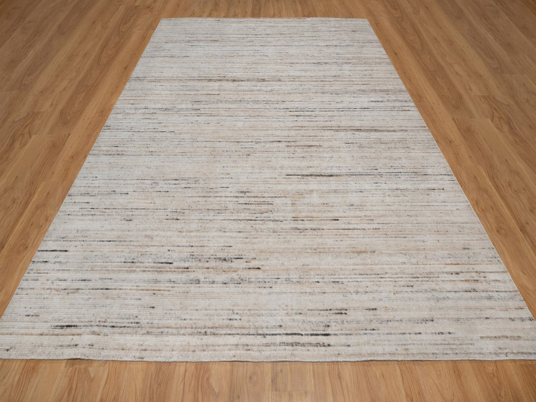 9'1"x12'0" | White Loomed | Wool | 210000031307