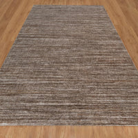9' x 12'1" | Brown Modern | Loomed | 210000032111