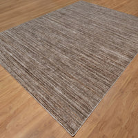 9' x 12'1" | Brown Modern | Loomed | 210000032111