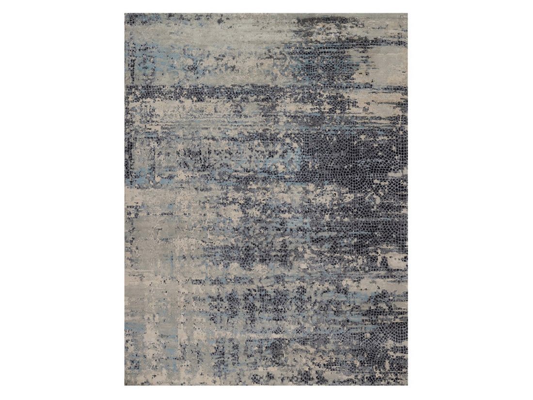 9' x 11'9" | Grey Mosaic | Wool & Silk | 210000032105